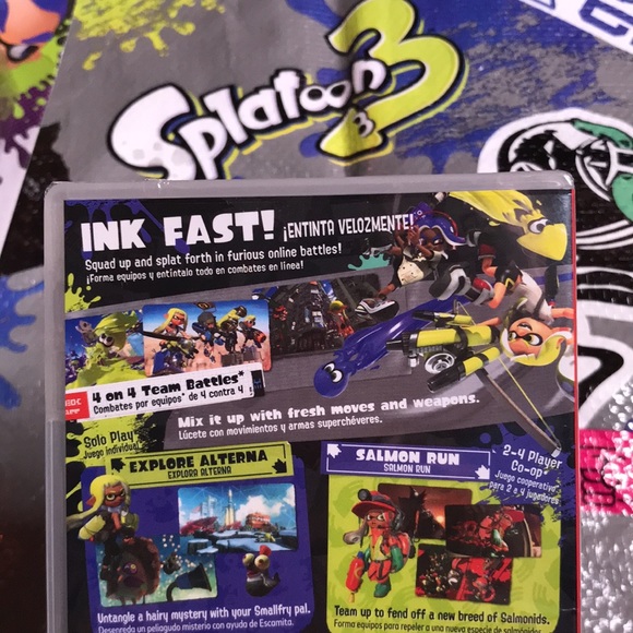 Nintendo Splatoon 3 Switch Video Game and Inkling Boy Amiibo Sealed Set 🦑🐙 - Picture 7 of 17